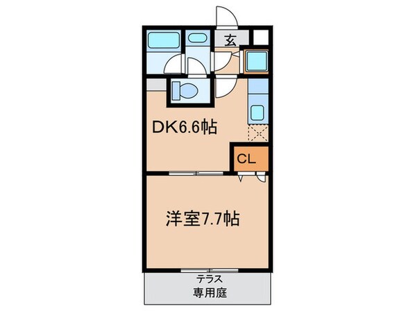 ボナ－ル鳳南の物件間取画像